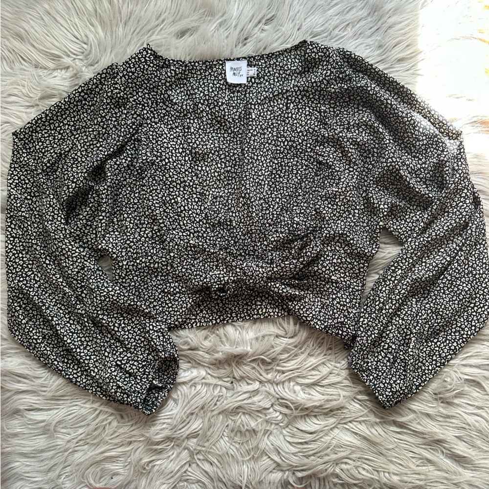 Princess Polly Front Tie Blouse